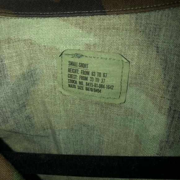 Vintage Camo Jacket Authentic Military Issued Field Jacket Unisex Camo Jacket - Picture 8 of 13